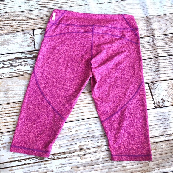 Zella “Live In” Slim Fit Capri - Pink Marled - L - Picture 3 of 8